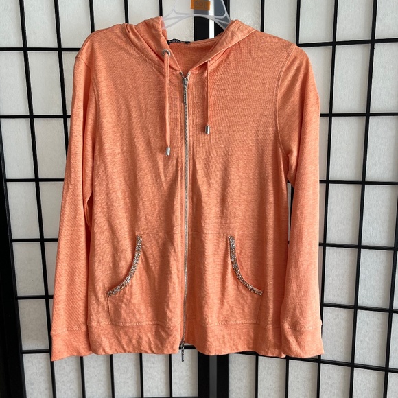 Light hooded sweater with zipper, size S/M - Picture 4 of 5